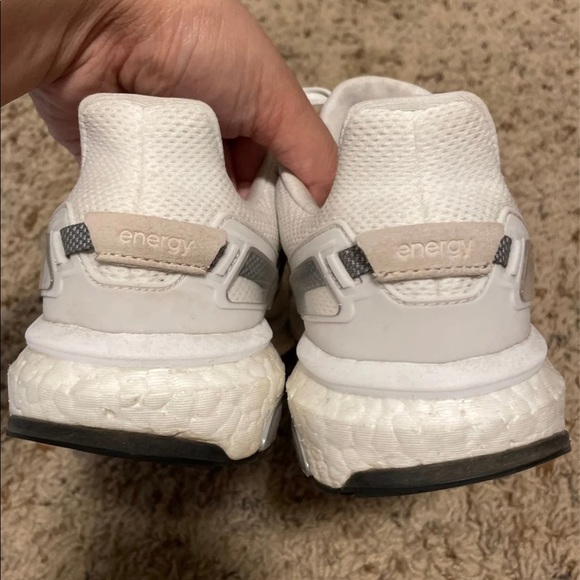 SOLD Adidas Energy Boost 3 White Gray - Picture 4 of 12